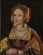 Catherine of Aragon as painted by an unknown artist, c. 1520.