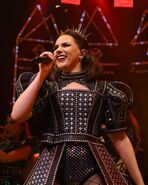 Catherine as portrayed by Meg Dixon-Brasil in the fifth West End production
