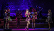Aimie Atkinson and The other queens performing All You Wanna Do