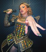 Catherine as portrayed by Meghan Corbett in the sixth Breakaway cruise production