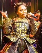 Catherine as portrayed by Paisley Billings in the third West End production