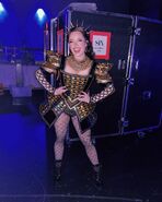 Catherine as portrayed by Marilyn Caserta during the North American "Boleyn" tour
