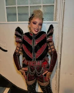 Honey Joseph Cleves WE6 16.3.25 1.jpg (198 KB) Anna as portrayed by Honey Joseph in the sixth West End production