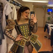 Catherine as portrayed by Willow Dougherty in the fourth Bliss cruise production