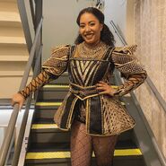 Catherine as portrayed by Nicole Kyoung-Mi Lambert during the Broadway previews