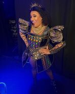Catherine as portrayed by Jade Marvin in the second Breakaway cruise production