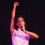 Catherine as portrayed by Shimali de Silva in the original Edinburgh and Cambridge production
