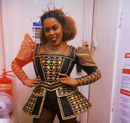 Catherine as portrayed by Jarnéia Richard-Noel in the second West End production
