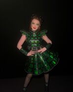 Anne as portrayed by Taylor Sage Evans during the North American "Boleyn" tour