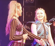 Catherine as portrayed by Jennifer Caldwell during the second UK tour