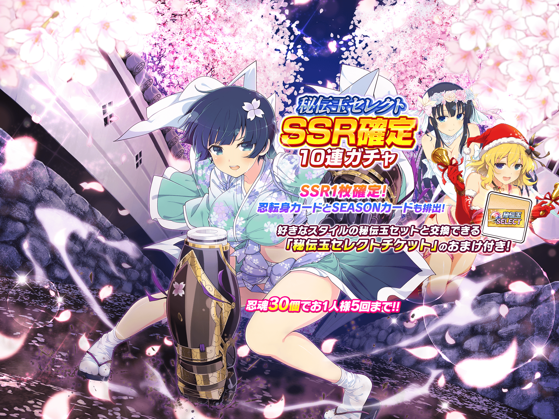 Special Gacha: Guaranteed SSR, Senran Kagura New Link Wiki