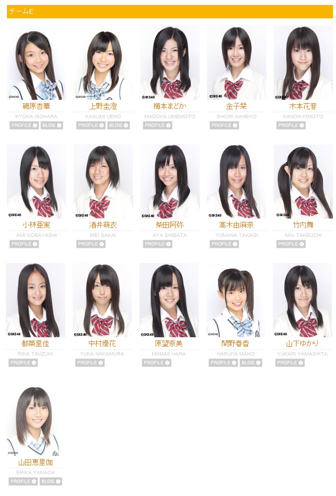 Team E | Ske48 Wiki | Fandom