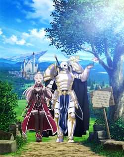 Anime Addicts on X: Skeleton Knight in Another World - Key Visual