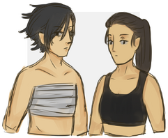 im in a shirtless mood today have sasuke cassio and fuschia as teenagers