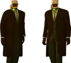 Twin Green Suited Cameramen (The Administration Member)