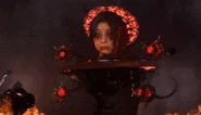 The three previous images, but now in a GIF showing a sparkle from the Duchess Astro Toilet as she winks at the POV-Cameraman.
