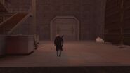 POV-Plungerman going to the room that was opened by Lucky Cameraman.
