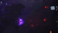 Titan TV Man being attacked and dragged by the tendril cannons of the Duchess.