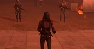 A Female Human helds a MP5 in Episode 77.
