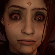 The surprised Duchess looks most likely at the POV-Cameraman