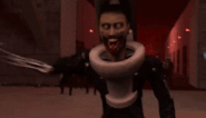 Plungerman and Dark Speakerman fighting Feral Skibidi Mutant.