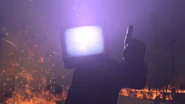 The third leak, showing a Normal TV Man pointing.