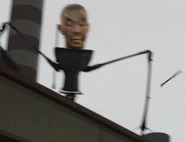 The Stun baton thrown at a Strider Skibidi Toilet.