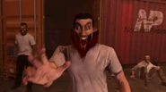 The Infected Humans get their voice borrowed from the YouTuber "The Annoying Orange". From the video "Annoying Skibidi Toilet". The Annoying Orange is Voiced by Dane Boedigheimer.