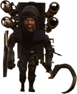 SWAT Skibidi Mutant The user of the Sickle.