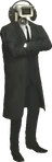 Dark Blue Suited Cameraman