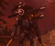 The SWAT Skibidi Mutant now equipped with advanced armaments with the help of deceased Astro Toilets.