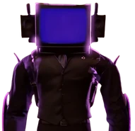 Dark TV Man (Black Smoke Method)