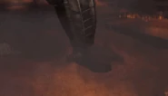 The Acid Striker Skibidi Toilet emerging from the ground.