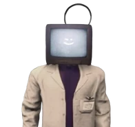 Scientist TV Man (Black Smoke Method)