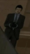The Administrator using the gradual disappearance method to exit the scene.