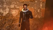 The Diplomat Skibidi Mutant stating that he arrived here to speak on behalf of his faction.