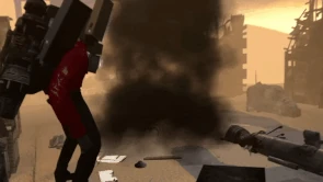 Injured Infected Titan Speakerman and Helicopter Parasitic Skibidi Toilet leaving in Episode 47 