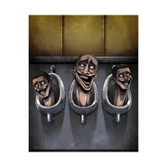 A poster with Skibidi Urinal sold in the Official Store.