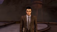 The Secret Agent showing his anger and saying that his anger is immeasurable.