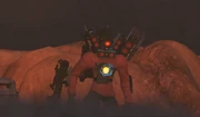 Titan Speakerman being temporarily reinfected.