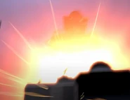 Assailant Astro Toilet destroying the building.