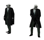 Twin Green Suited Cameramen Part 1
