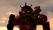 The Assailant getting angry at Juggernaut at the mention of G-Toilet being called "commander".