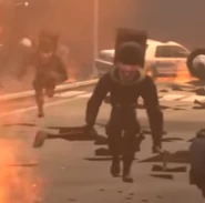 The Trooper SWAT Skibidi Mutant holding two axes.