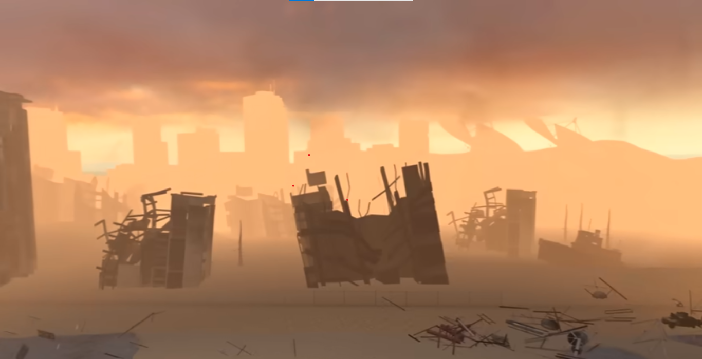 ruined city