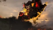 G-Toilet punching the Juggernaut.