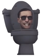 Semi-Giant Gray Skibidi Toilet ?