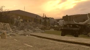 The POV-Cameraman looking at the destruction of Oregon, USA.
