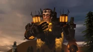 G-Toilet grasphing his energy core as he gave Juggernaut his word.