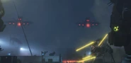 2 Obliterators facing the G-Squad and the Cameramen headquarters.